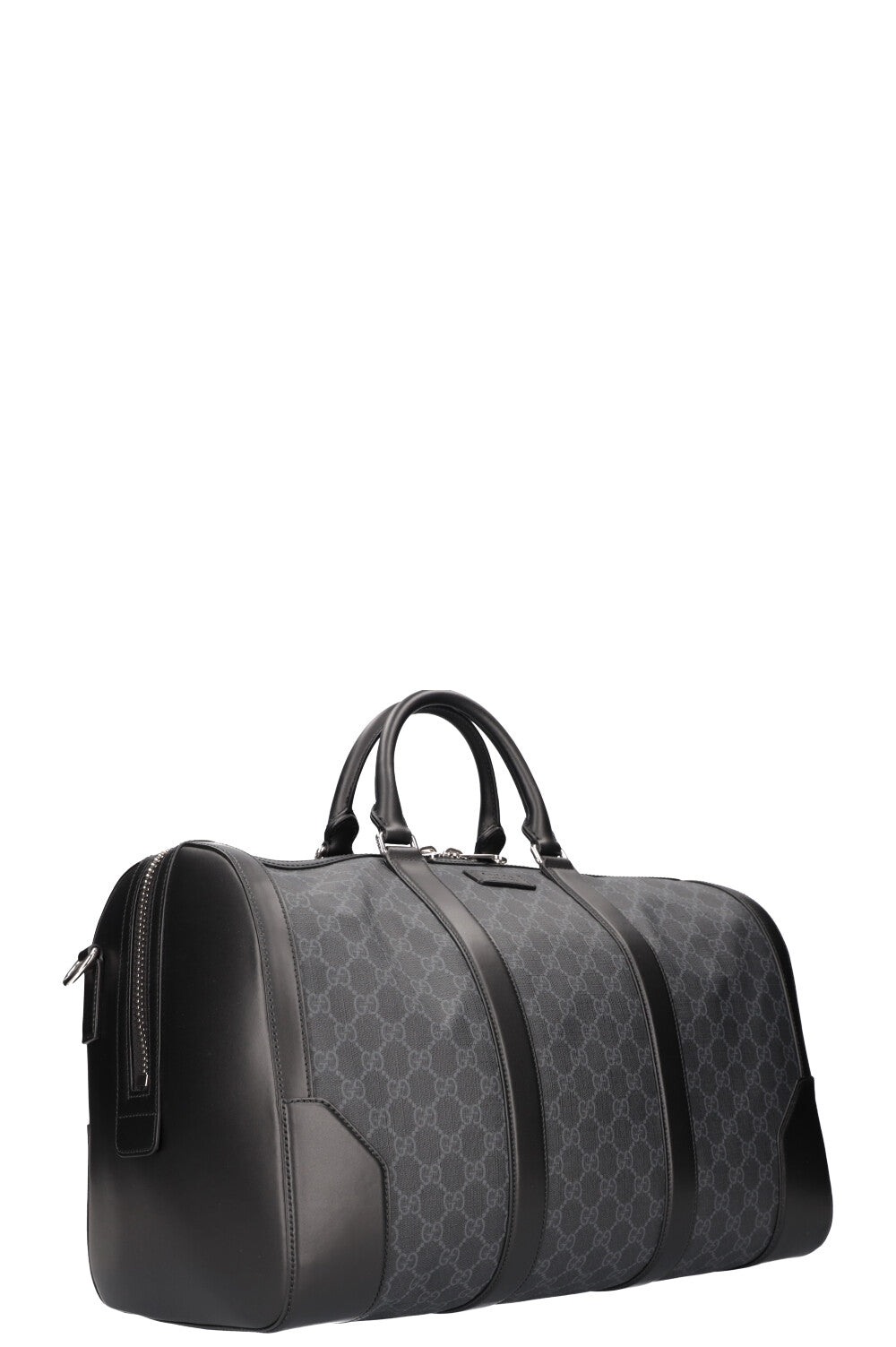 GUCCI Soft GG Supreme Carry On Duffel Bag Grey