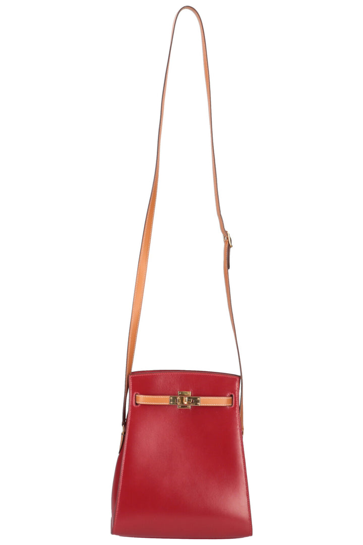 HERMÈS Kelly Sport 20 PM Coffret Rouge Or