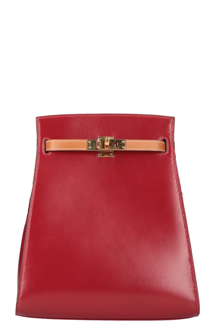 HERMÈS Kelly Sport 20 PM Coffret Rouge Or