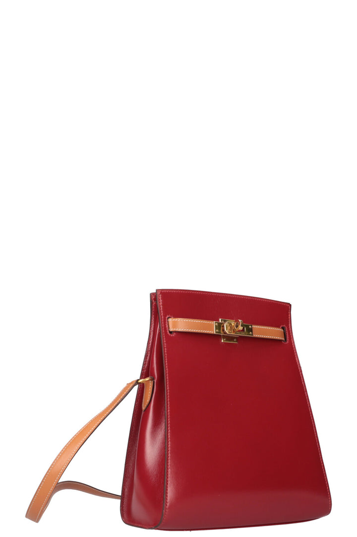 HERMÈS Kelly Sport 20 PM Coffret Rouge Or