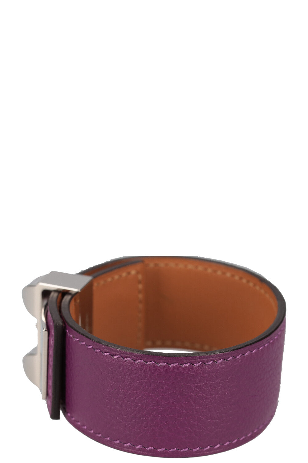 HERMÈS Collier De Chien 24 Bracelet Purple Swift