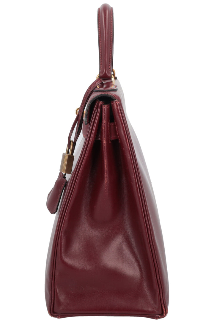 HERMÈS Kelly 32 Rouge Box Rouge H