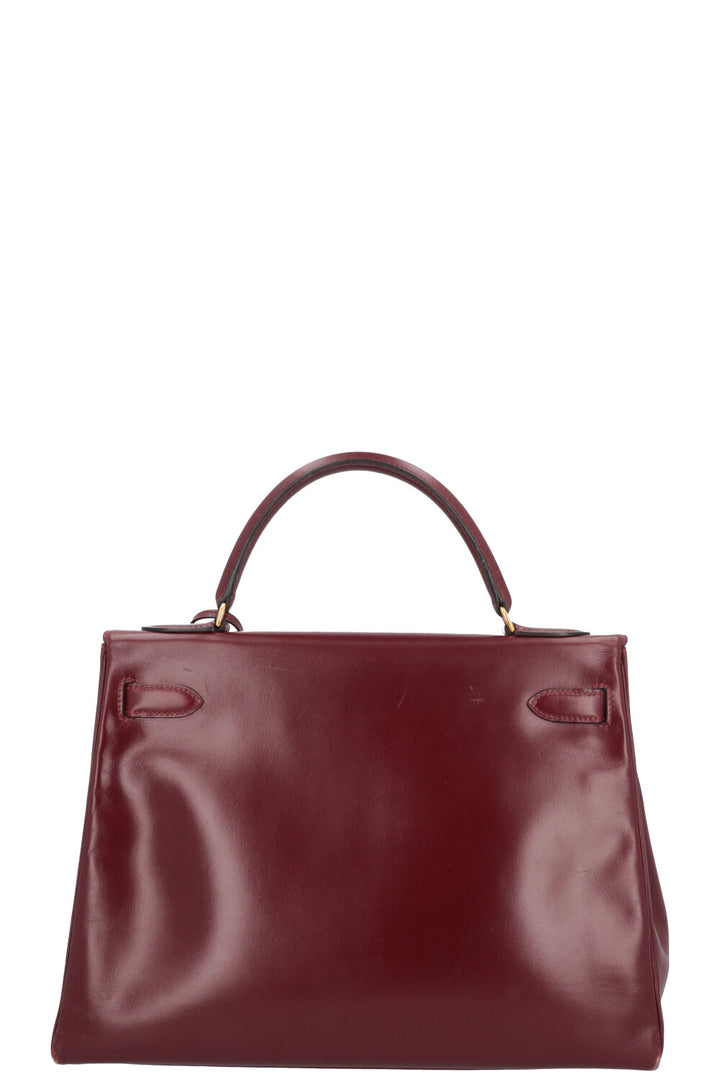 HERMÈS Kelly 32 Rouge Box Rouge H