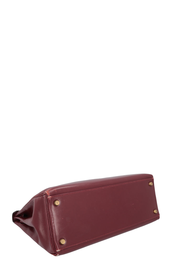 HERMÈS Kelly 32 Rouge Box Rouge H