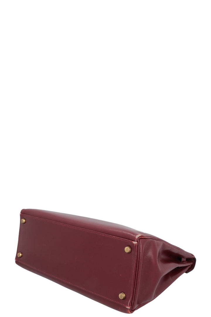 HERMÈS Kelly 32 Rouge Box Rouge H