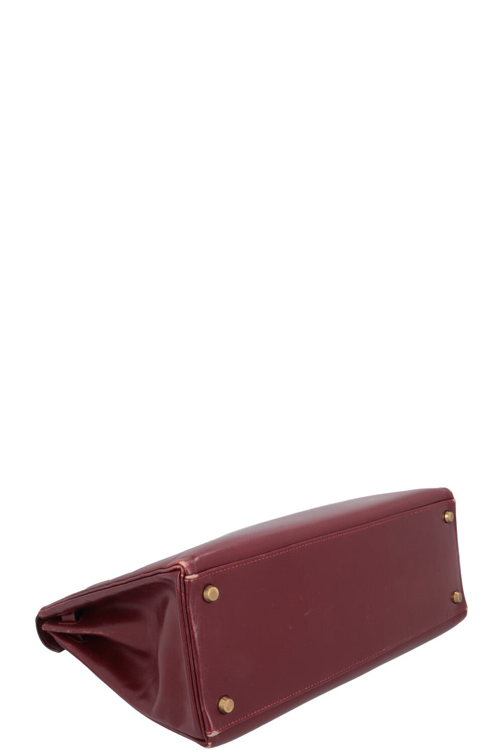 HERMÈS Kelly 32 Rouge Box Rouge H