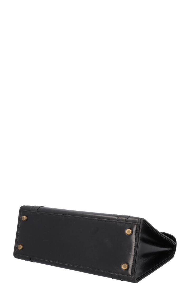 HERMÈS Drag Top Handle Bag Black Box