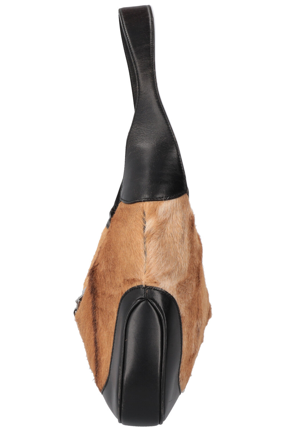 GUCCI Jackie Bag Poil de Poney Noir Marron