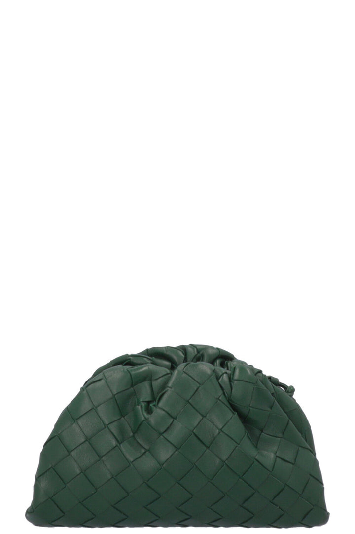 BOTTEGA VENETA The Mini Pouch Intrecciato Green