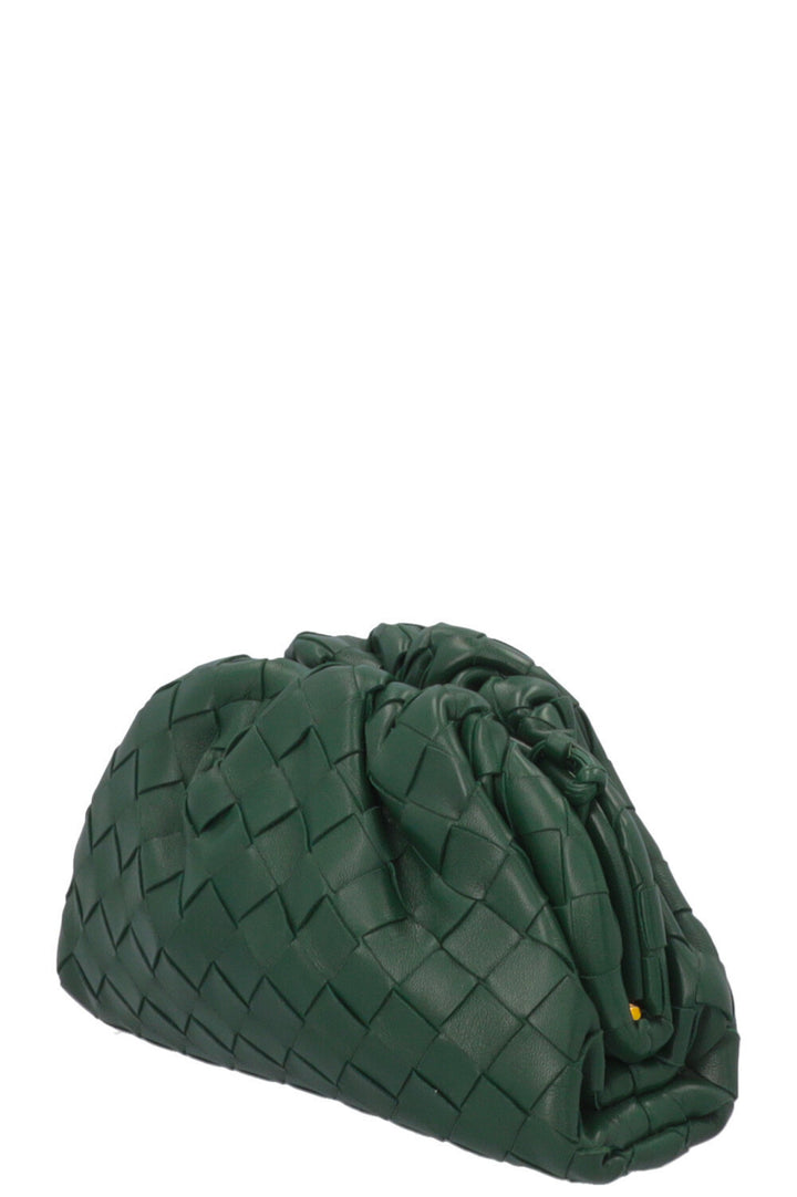 BOTTEGA VENETA The Mini Pouch Intrecciato Green