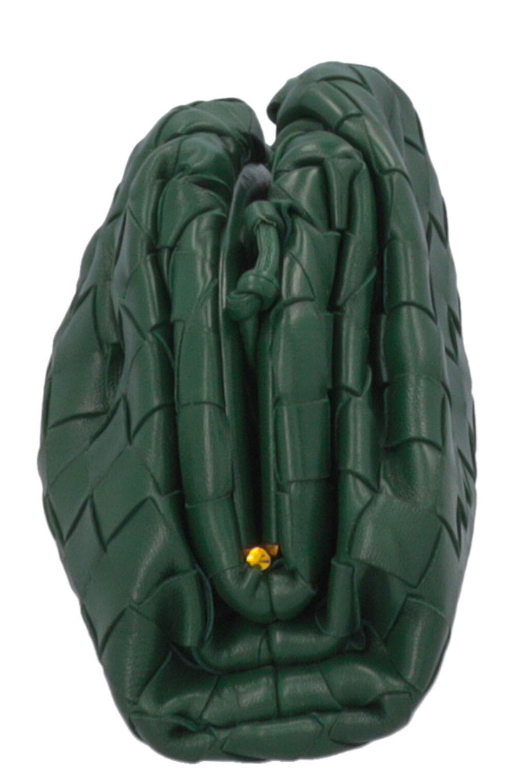 BOTTEGA VENETA The Mini Pouch Intrecciato Green