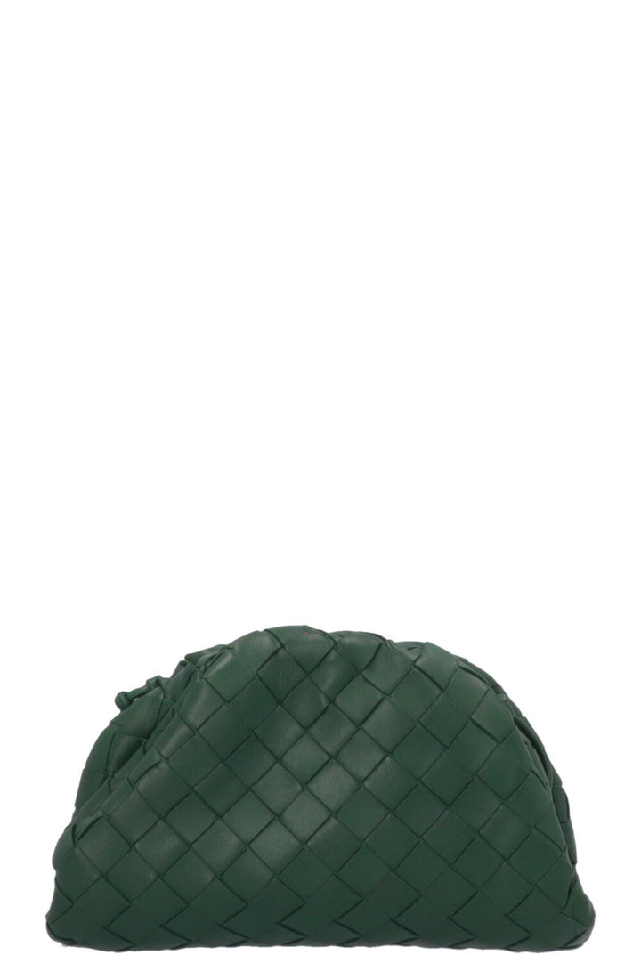 BOTTEGA VENETA The Mini Pouch Intrecciato Green