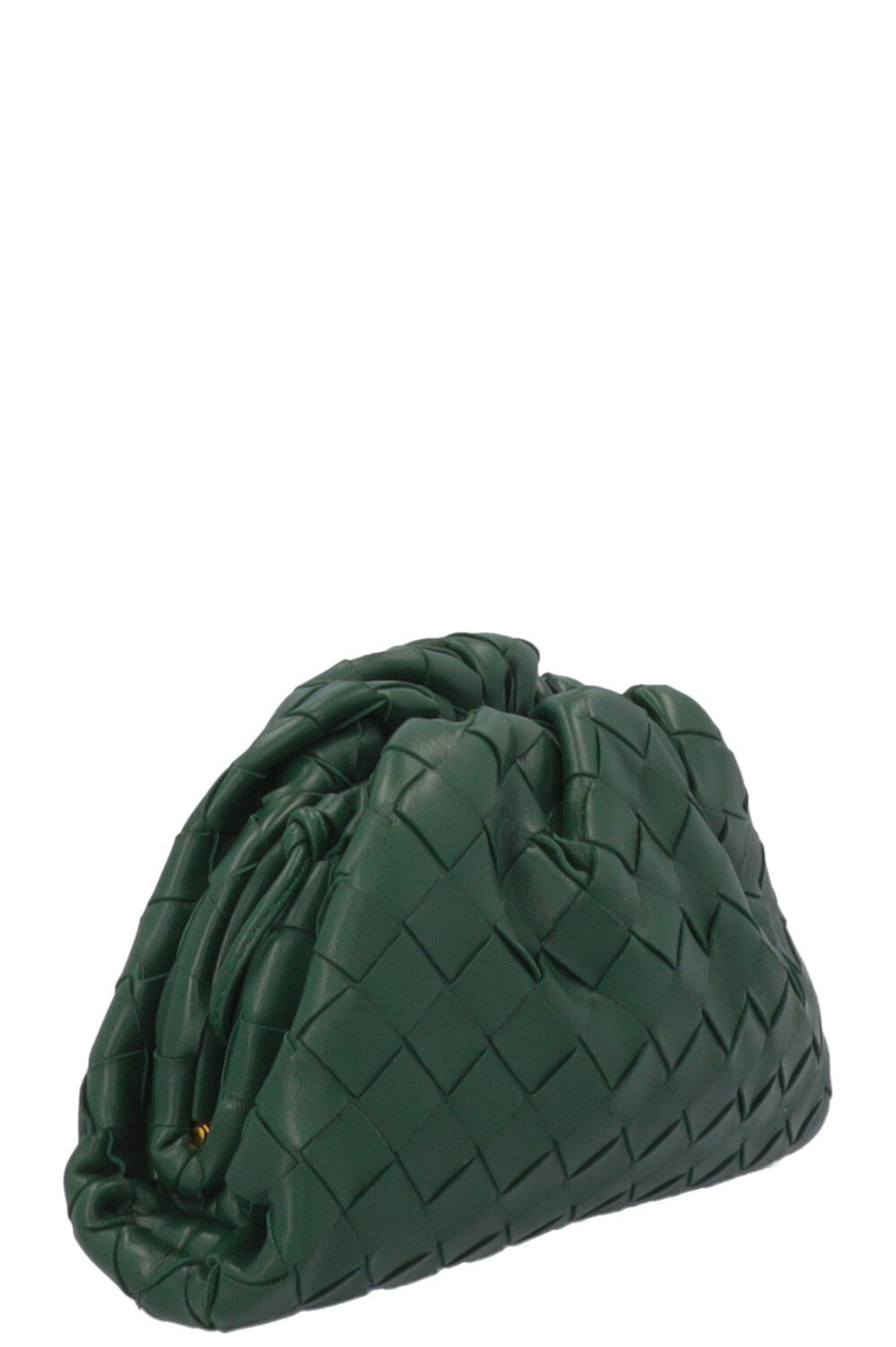 BOTTEGA VENETA The Mini Pouch Intrecciato Green