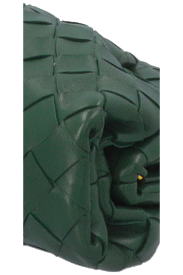 BOTTEGA VENETA The Mini Pouch Intrecciato Green