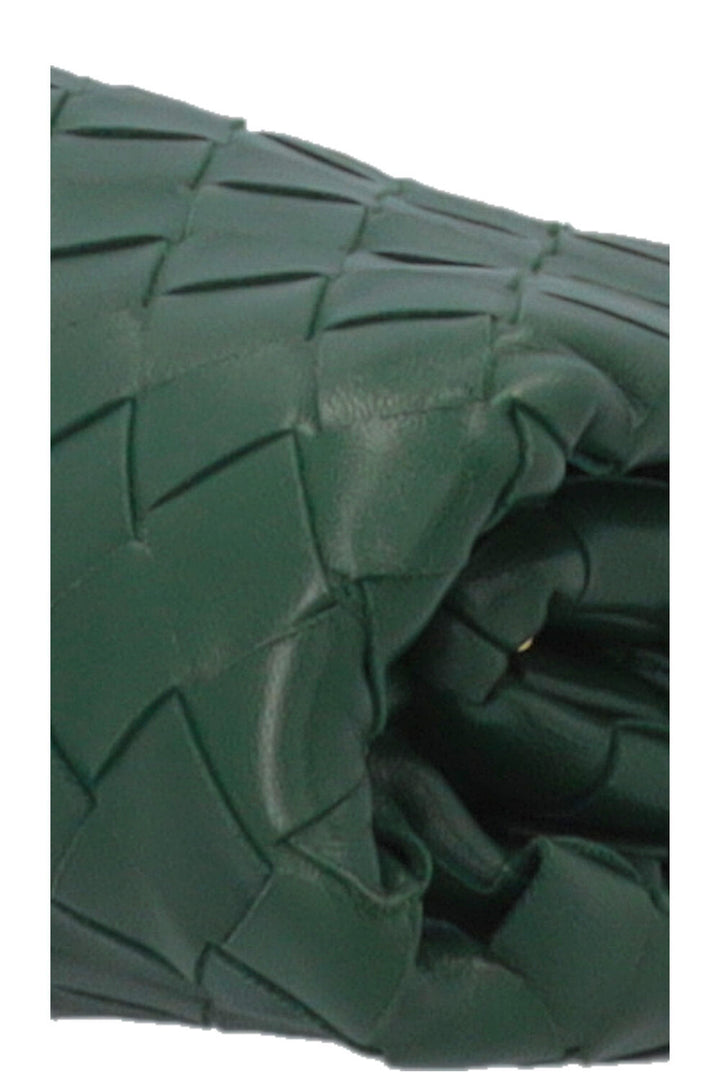 BOTTEGA VENETA The Mini Pouch Intrecciato Green
