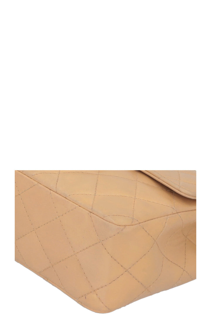 CHANEL Mini Square Flap Bag Beige
