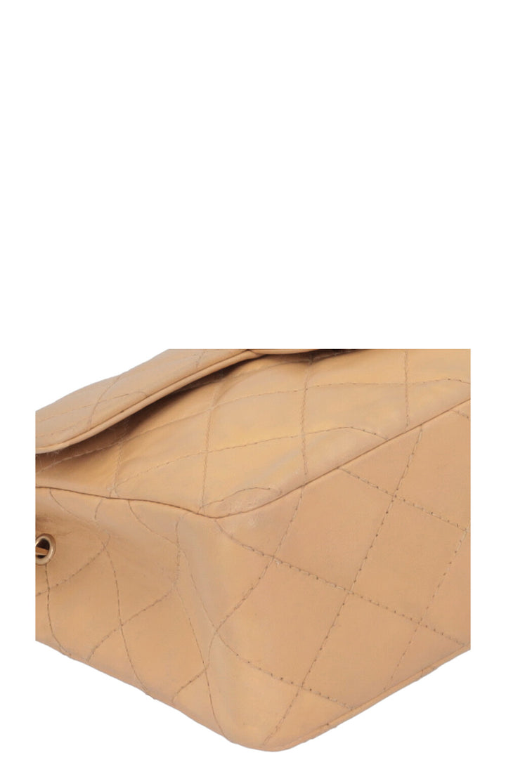 CHANEL Mini Square Flap Bag Beige