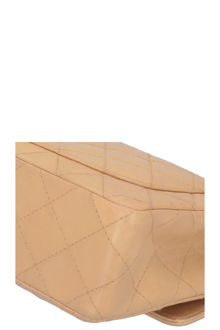 CHANEL Mini Square Flap Bag Beige