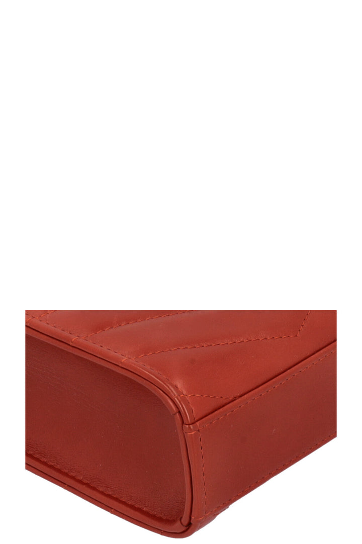 CHANEL Chevron Medal Mini Clutch with Chain