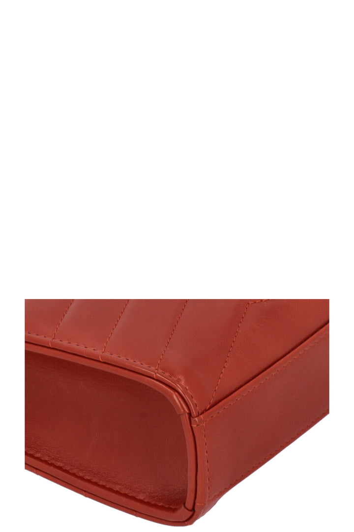 CHANEL Chevron Medal Mini Clutch with Chain