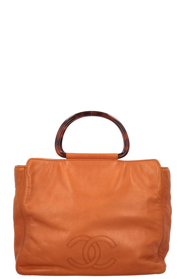 CHANEL Sac Cabas Orange