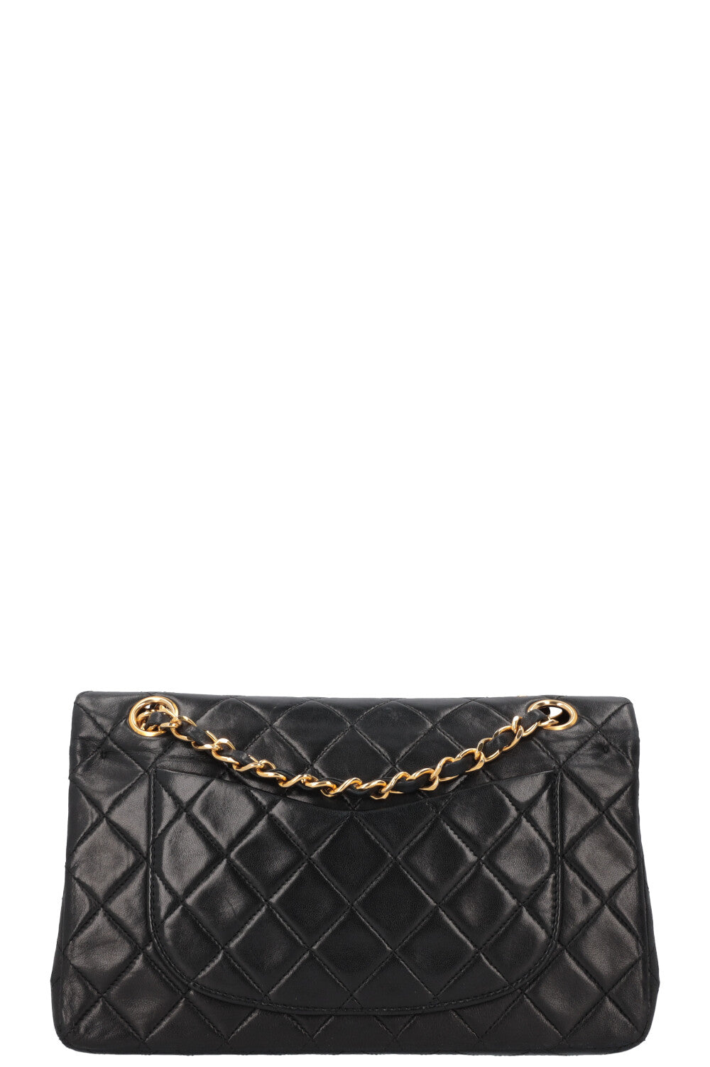 CHANEL Vintage Double Flap Bag Small Black