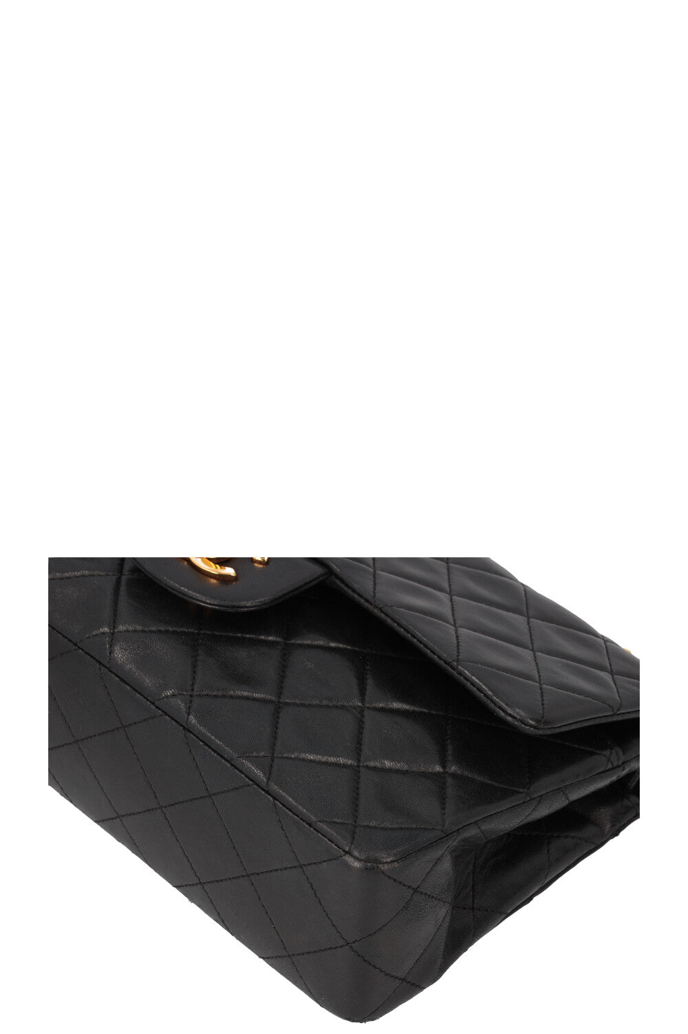 CHANEL Vintage Double Flap Bag Small Black