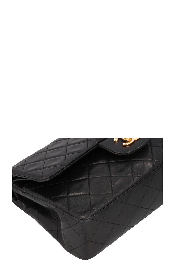 CHANEL Vintage Double Flap Bag Small Black