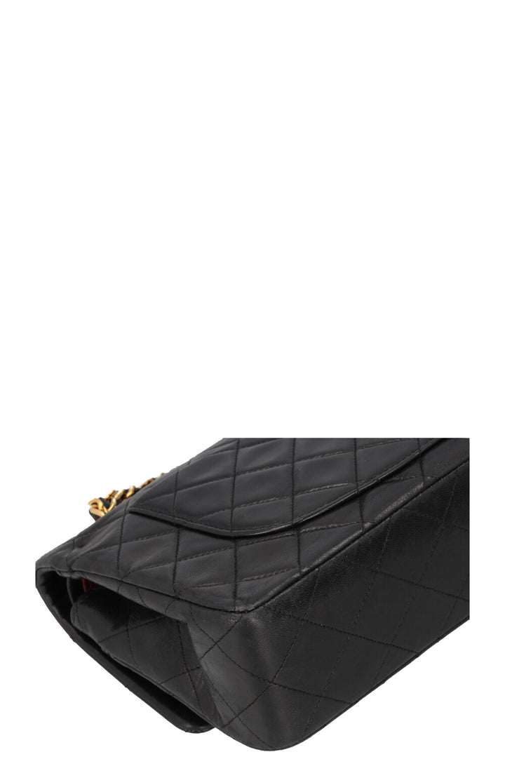 CHANEL Vintage Double Flap Bag Small Black