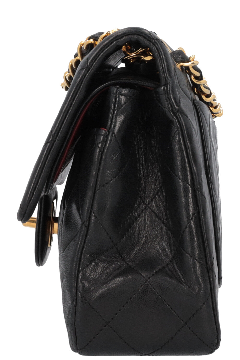 CHANEL Vintage Double Flap Bag Small Black