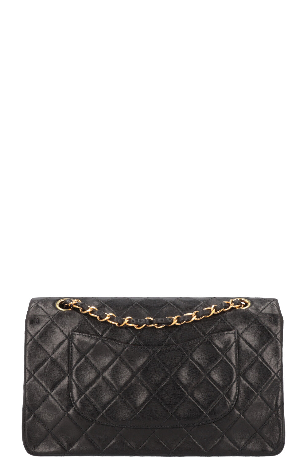 CHANEL Vintage Medium Double Flap Bag Black
