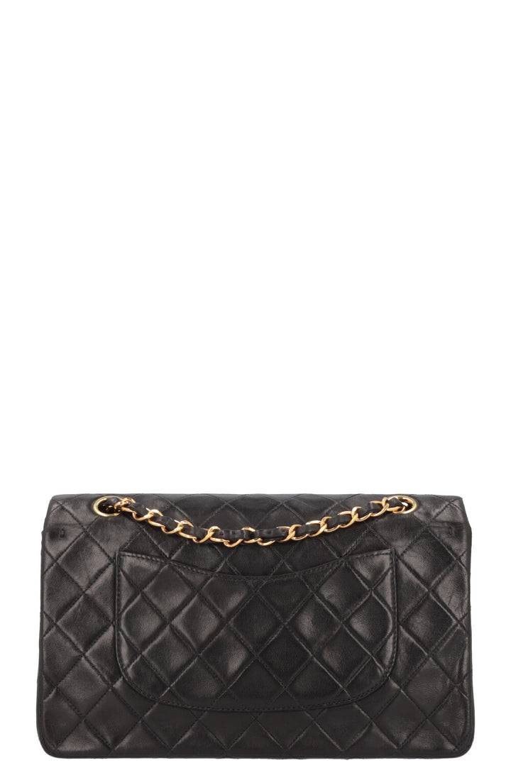 CHANEL Vintage Medium Double Flap Bag Black