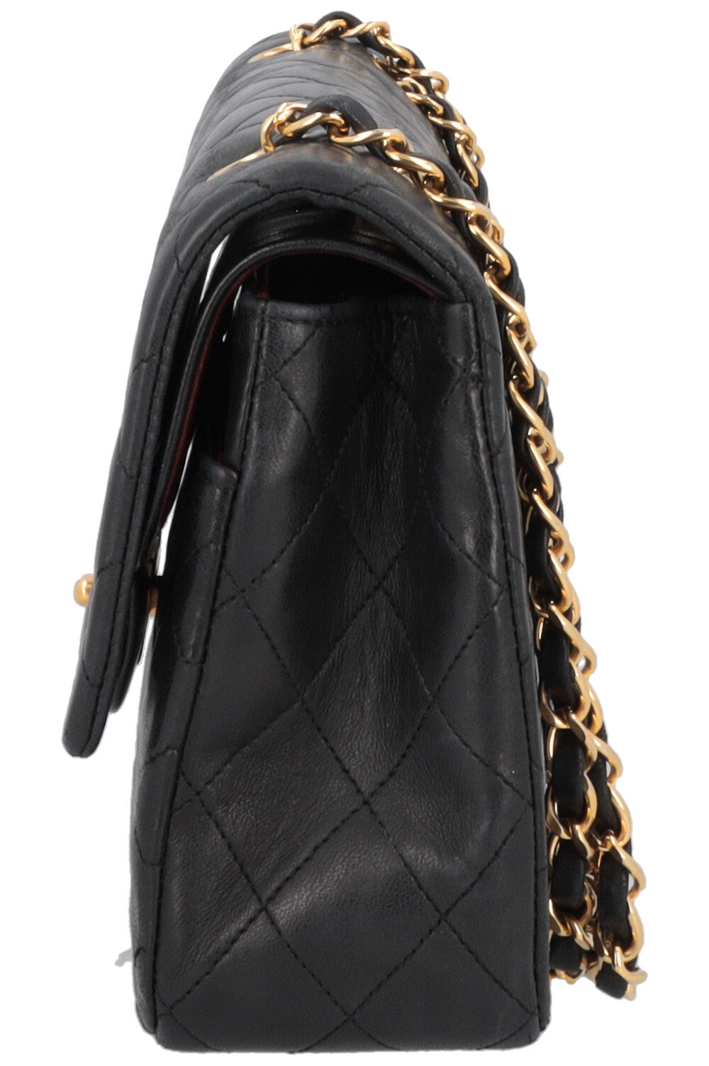 CHANEL Vintage Medium Double Flap Bag Black