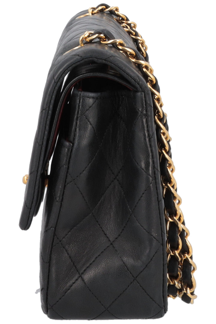 CHANEL Vintage Medium Double Flap Bag Black
