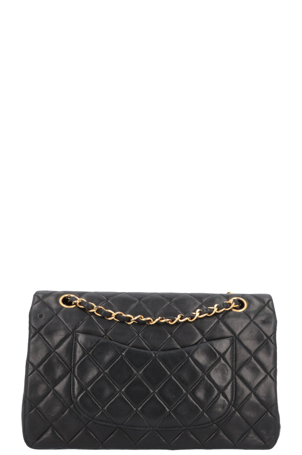 CHANEL Vintage Medium Double Flap Bag Black