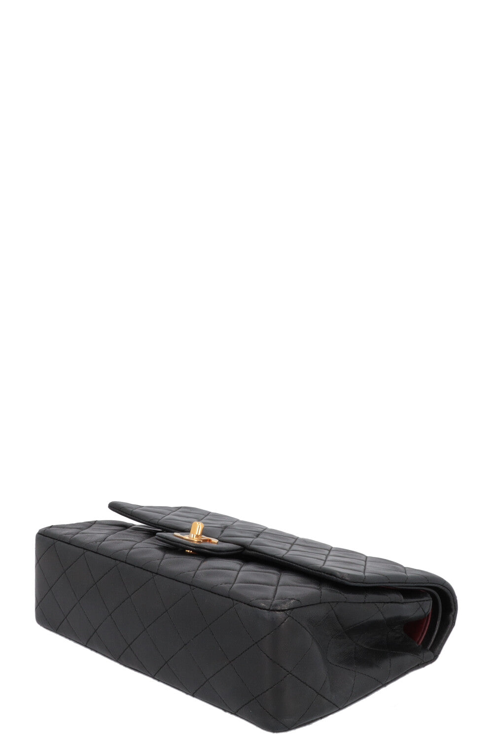 CHANEL Vintage Medium Double Flap Bag Black