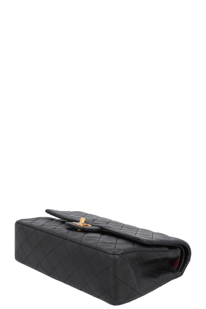 CHANEL Vintage Medium Double Flap Bag Black