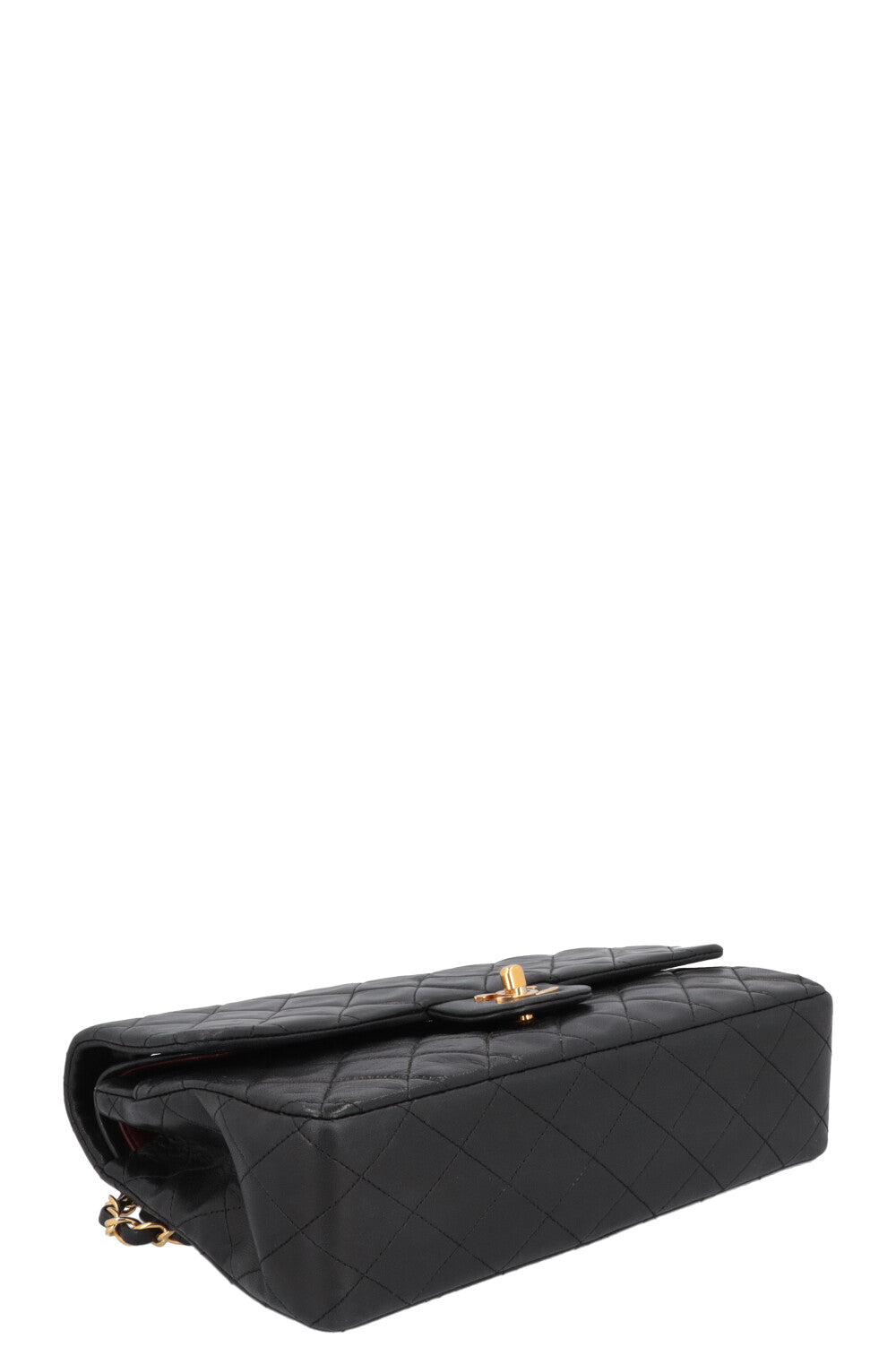 CHANEL Vintage Medium Double Flap Bag Black
