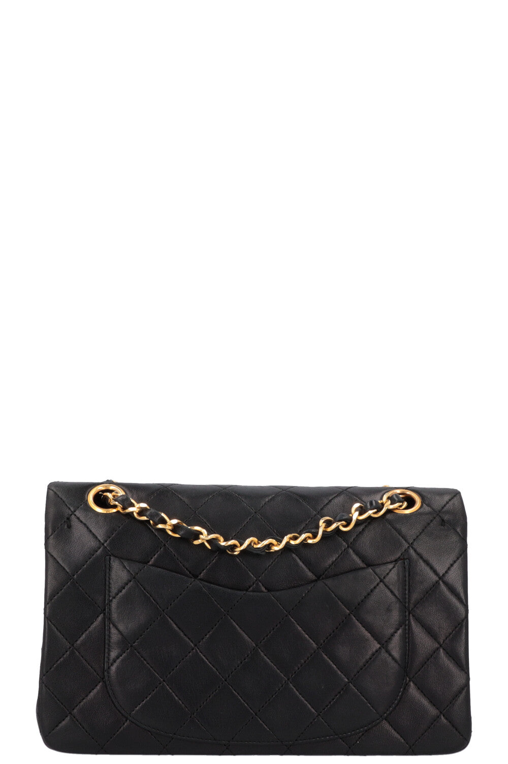 CHANEL Vintage Double Flap Bag Small Black