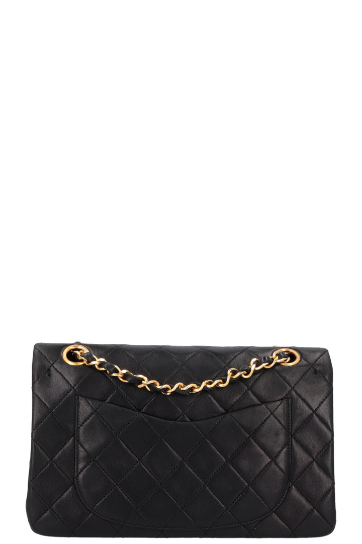 CHANEL Vintage Double Flap Bag Small Black