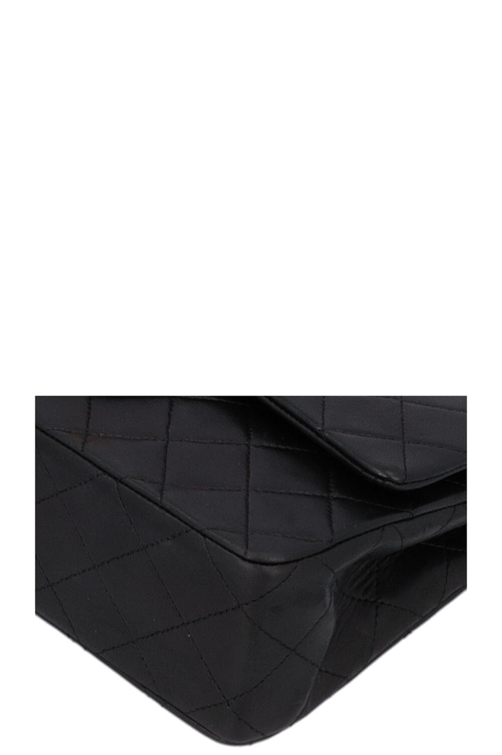 CHANEL Vintage Double Flap Bag Small Black