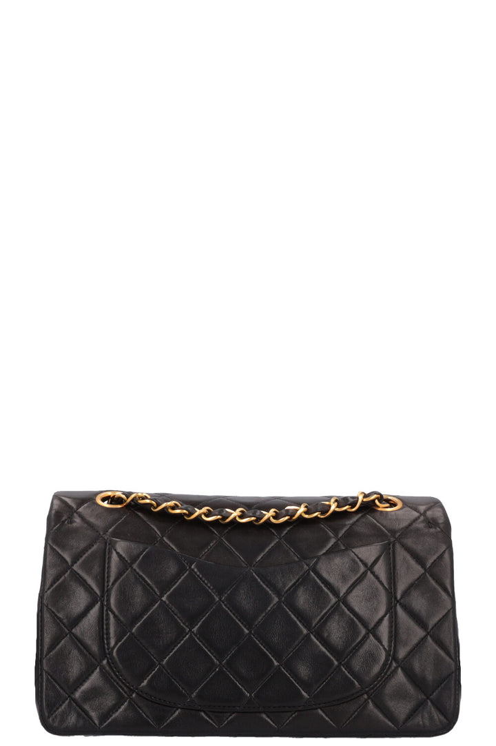 CHANEL Vintage Double Flap Bag Small Black