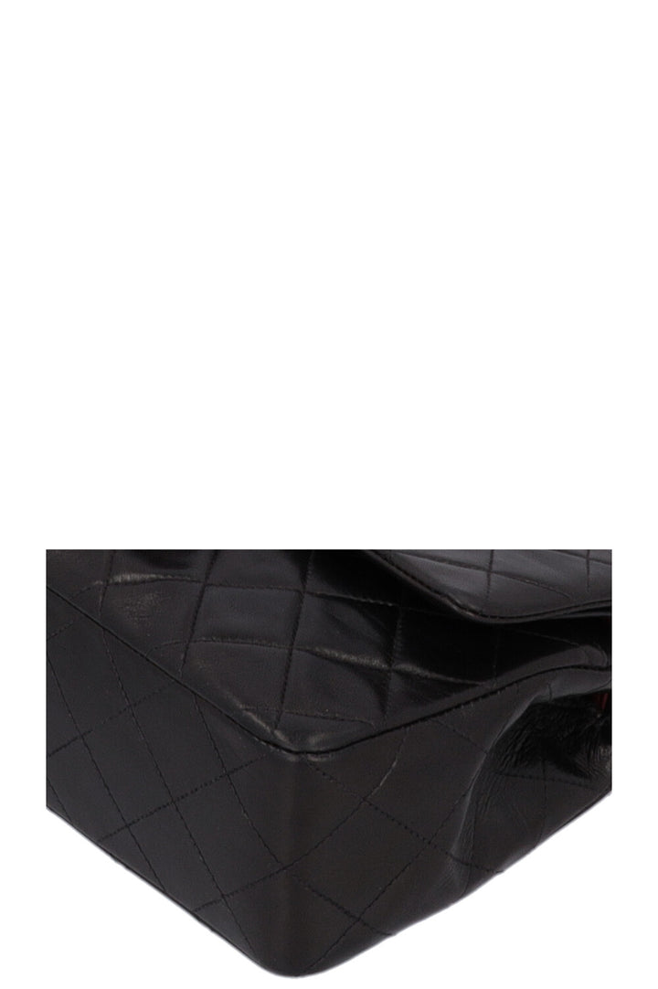 CHANEL Vintage Double Flap Bag Small Black