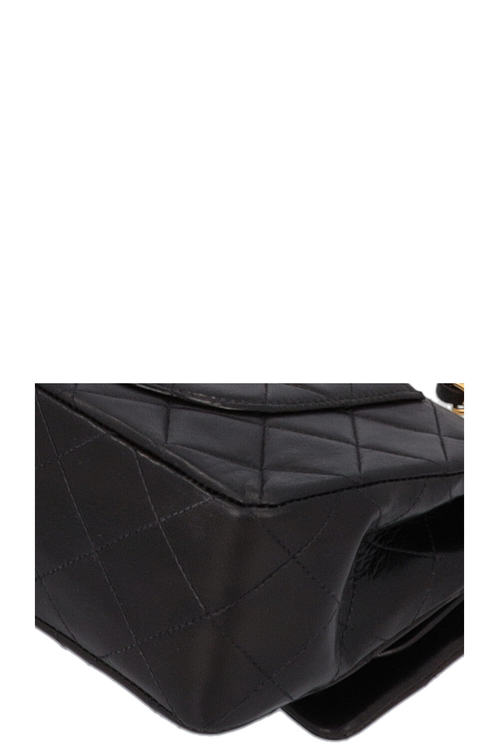 CHANEL Vintage Double Flap Bag Small Black