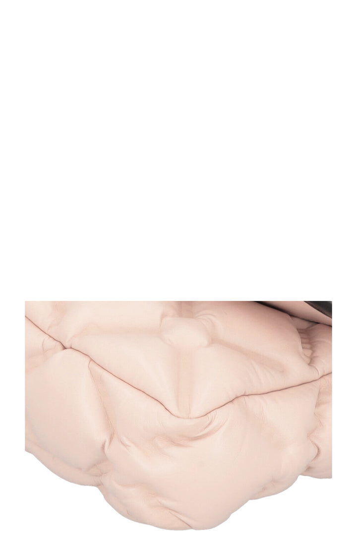 CHANEL Chesterfield Flap Bag Nude Black