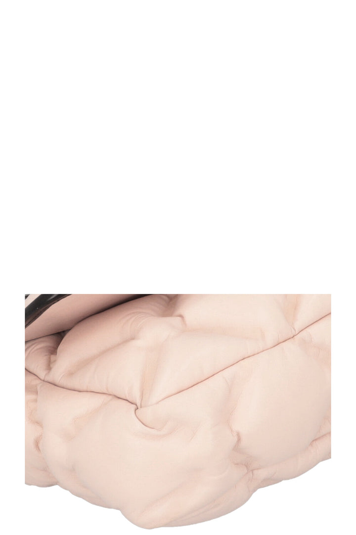 CHANEL Chesterfield Flap Bag Nude Black