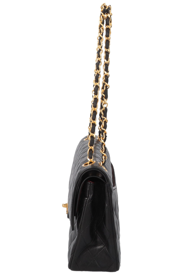 CHANEL Vintage Double Flap Bag Black