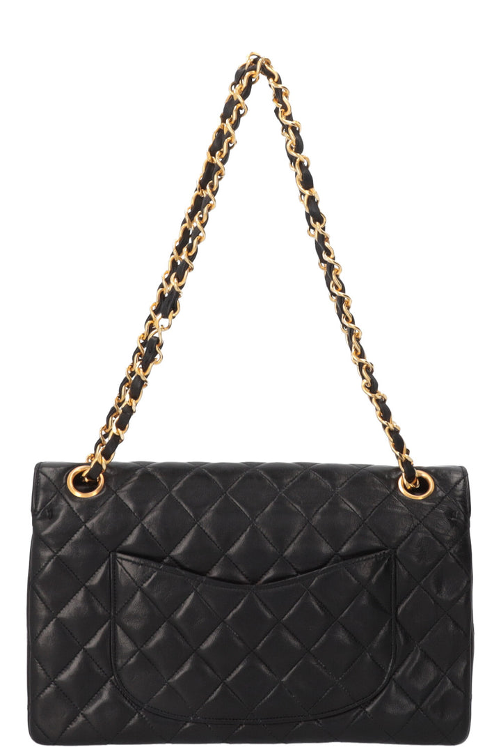 CHANEL Vintage Double Flap Bag Black