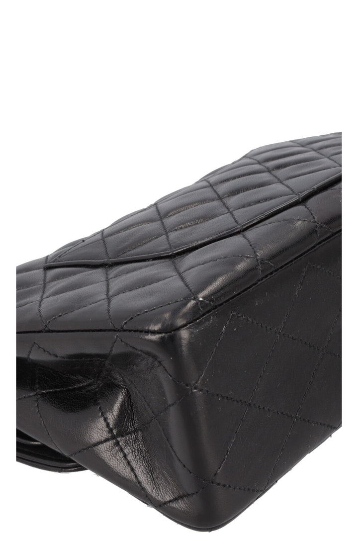CHANEL Vintage Double Flap Bag Black