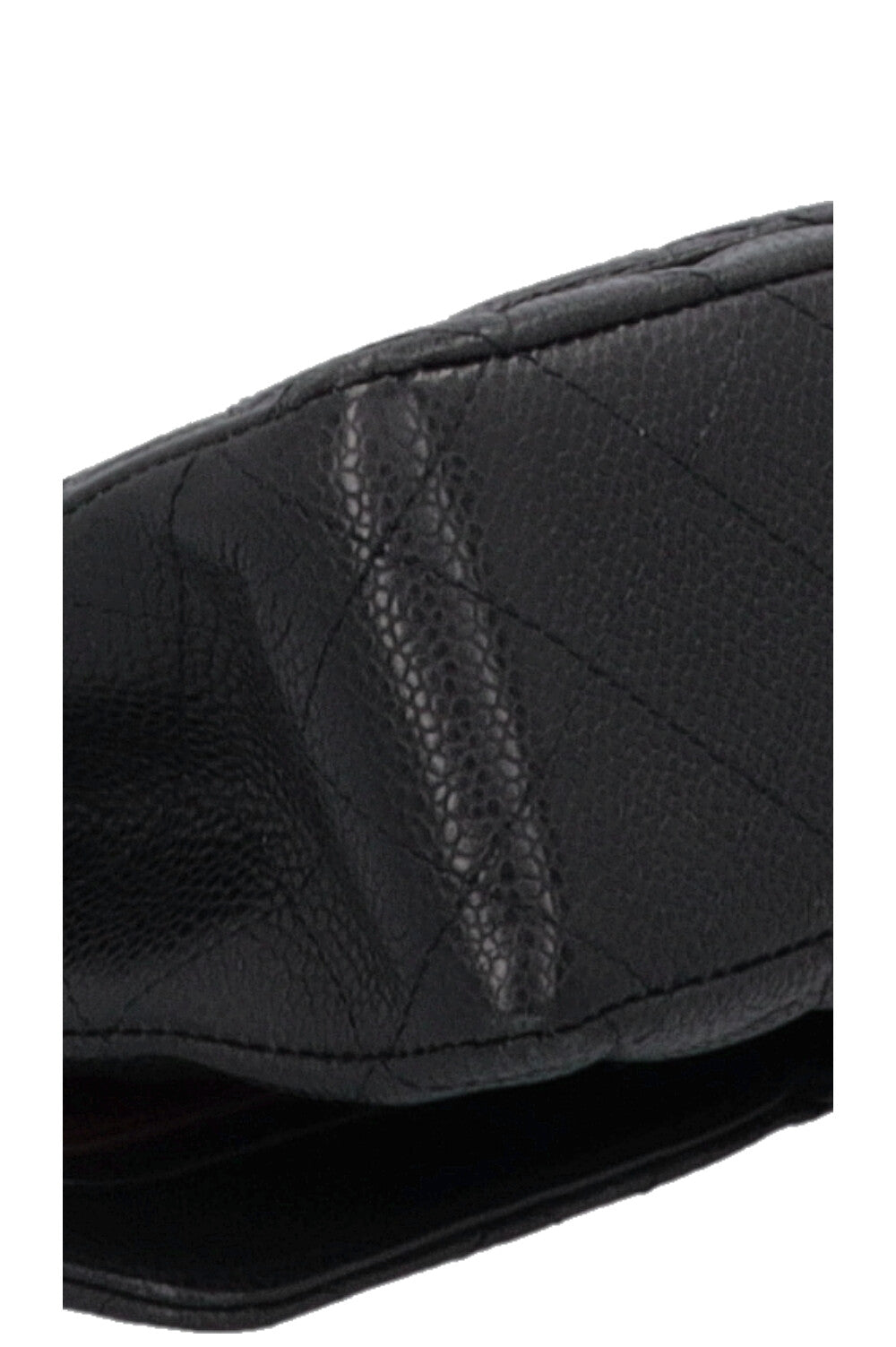 CHANEL Medium Double Flap Bag Caviar Black